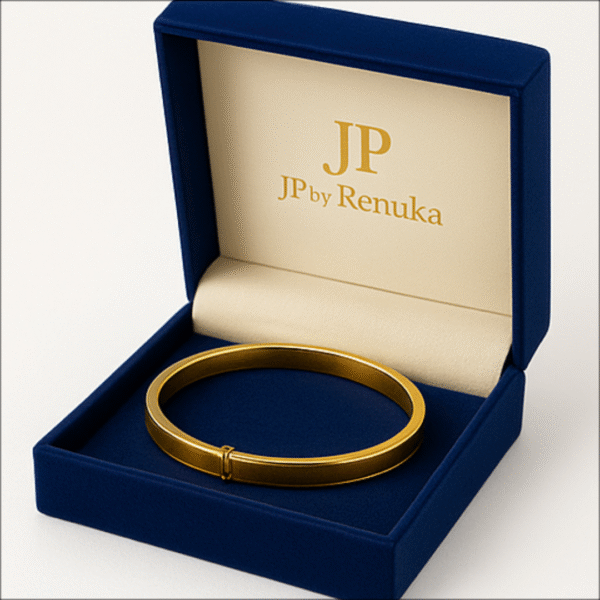 22KT Solid Gold Men’s Kada – Rajveer Signature Band - Image 4