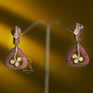 Ruby Sparkle Designer Earrings