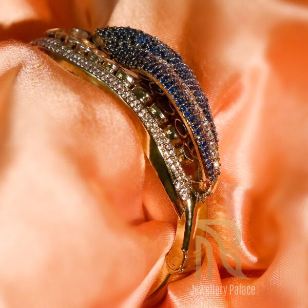 Midnight Bloom Diamond & Sapphire Bracelet - Image 3