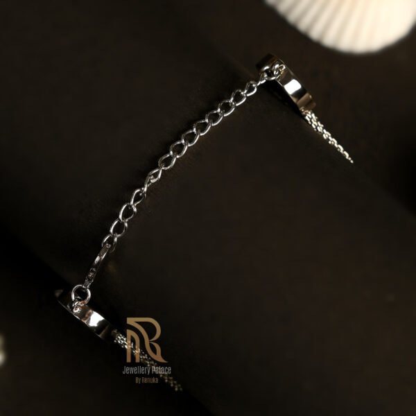 Regal Kundan Mesh Bracelet - Image 4
