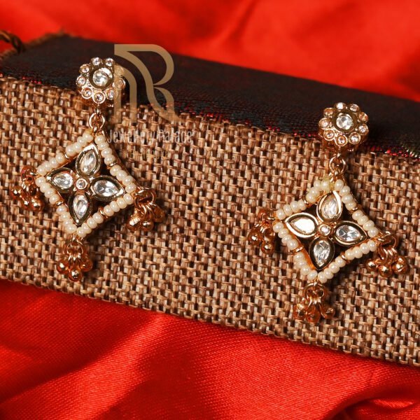 Temple Inspired Ruby & Beaded Choker Necklace - Image 3