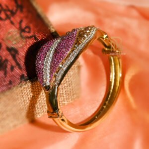 Blossom Elegance Diamond & Ruby Bracelet